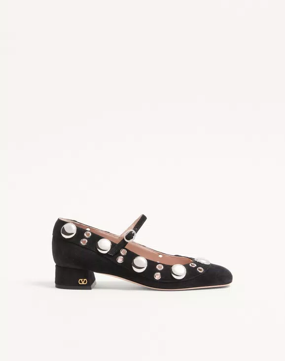 Valentino Nellcôte Mary-Jane Pumps In Crust Leather 30Mm - Image 1